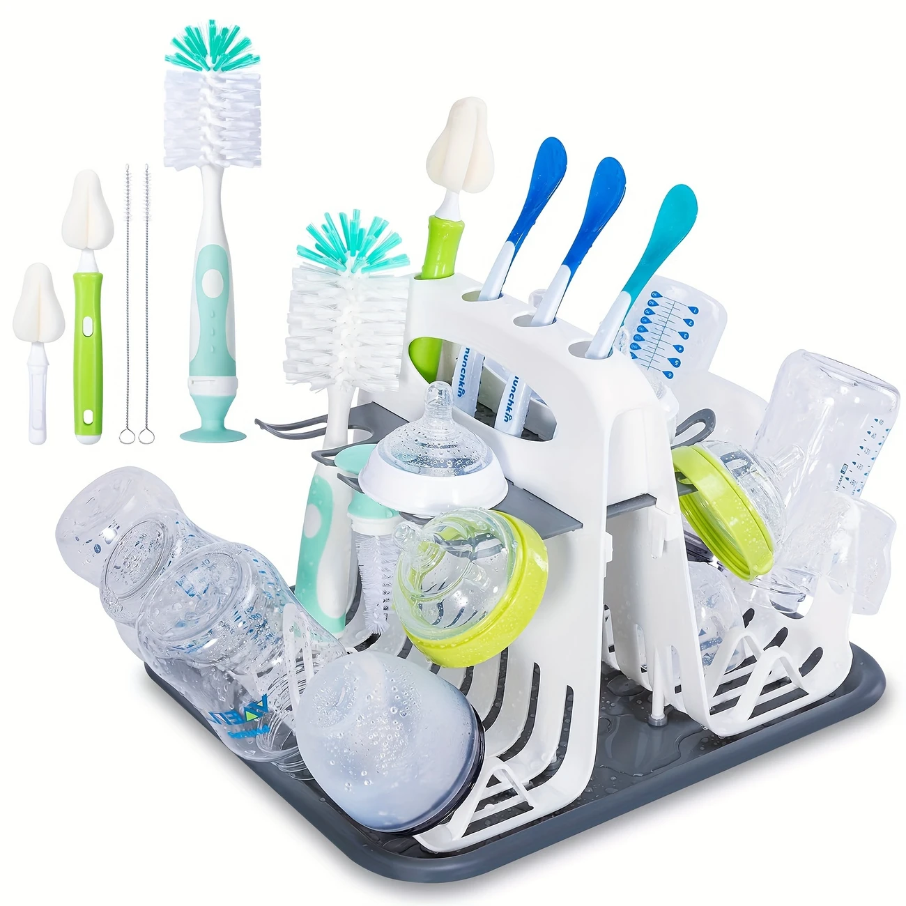 Multifunctional Feeding Bottle Drying Rack, Drying Rack for Pacifiers, Straws, Spoons, Forks, Great Gift