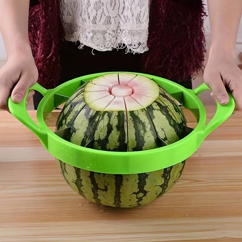 1pc, Watermelon Slicer, Creative Watermelon Cutter, Stainless Steel Watermelon Divider, Reusable Watermelo