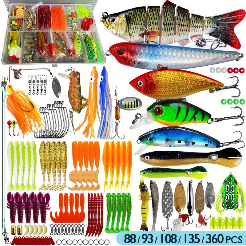 Fish Lure Set Full Swimming Layer Glitter Vib Fake Lure Light Sea Kill Minobo Crawling Pencil